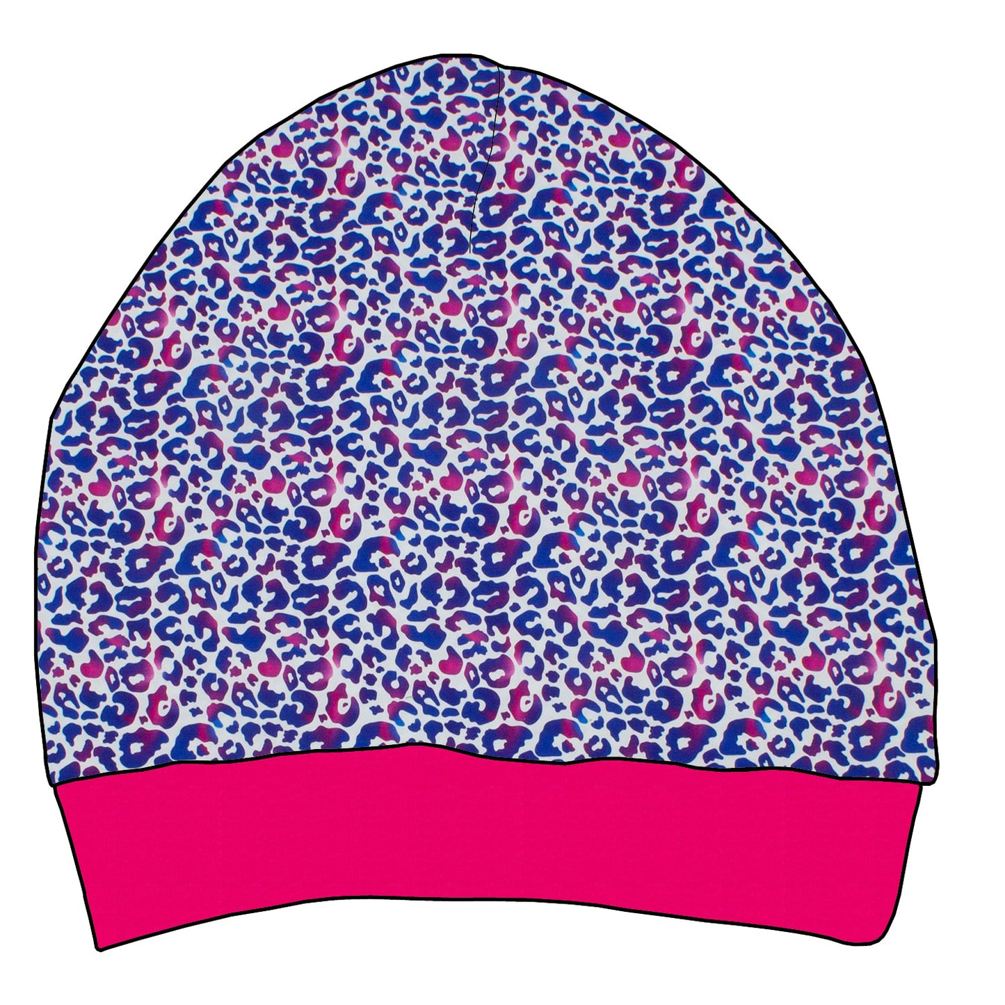 Kinder Beaniemütze Leo lila / pink
