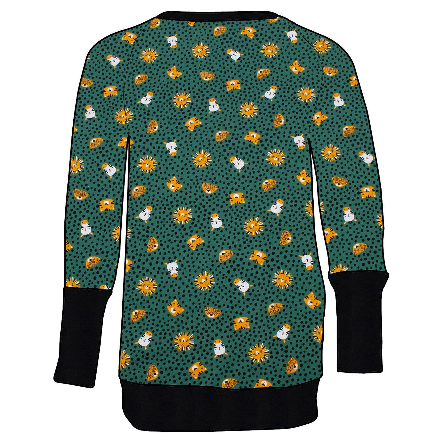 Kinder Retro Langarmshirt Afrikatiere