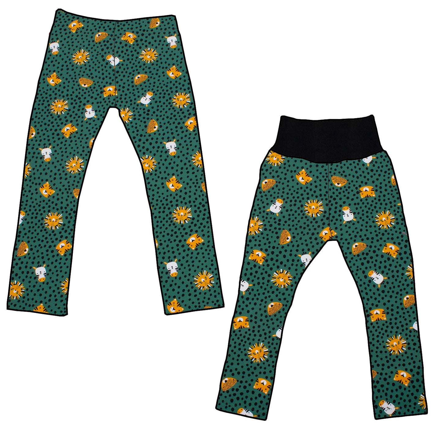 Kinder Leggings Skinny Hose Afrikatiere