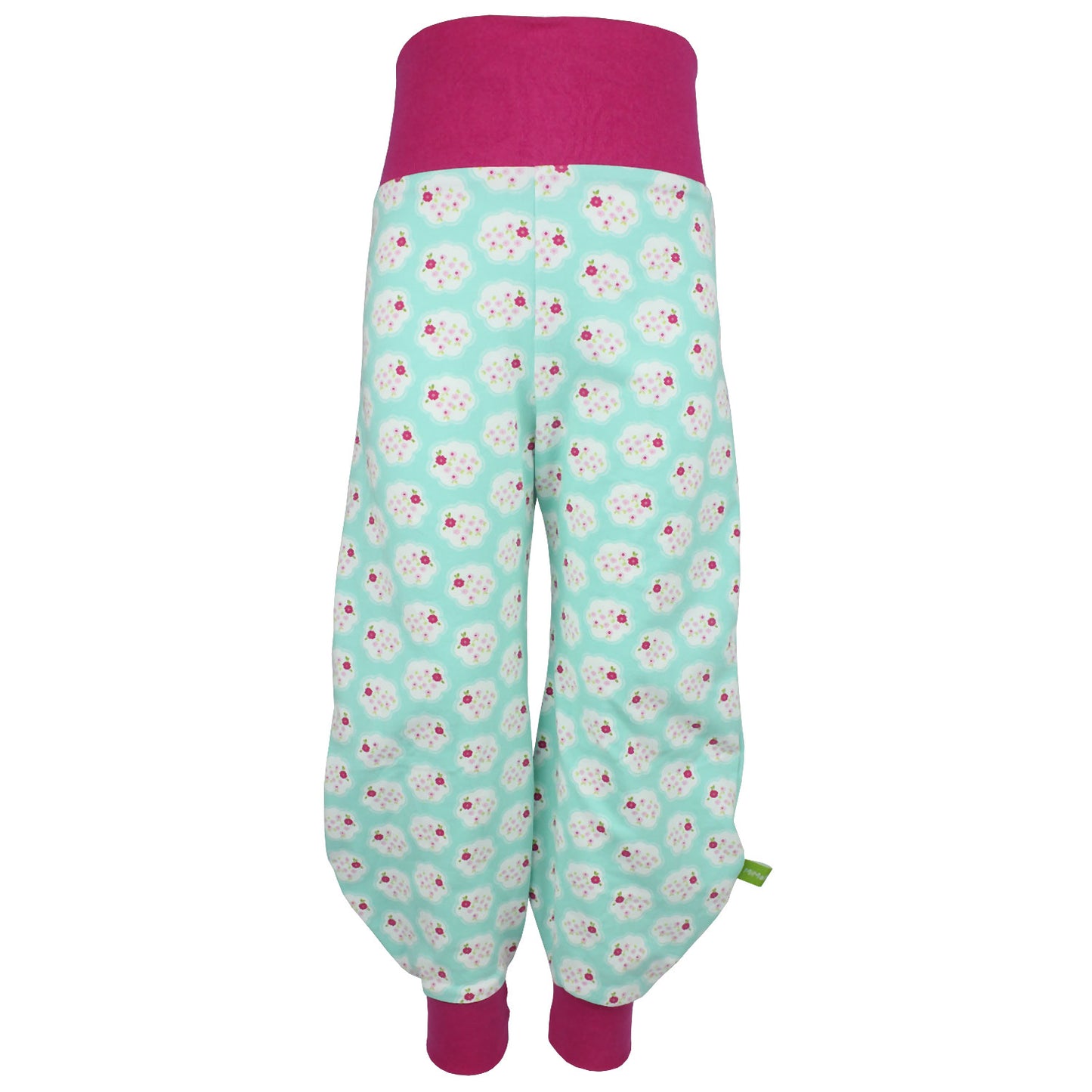 Damen Pumphose Yogahose Blümchen