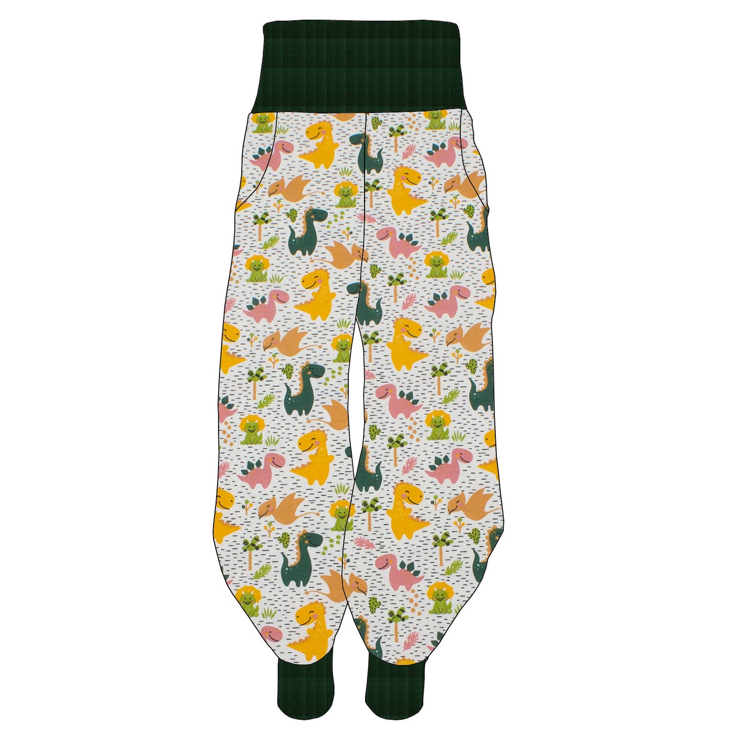Damen Pumphose Yogahose Dinoland Rosa