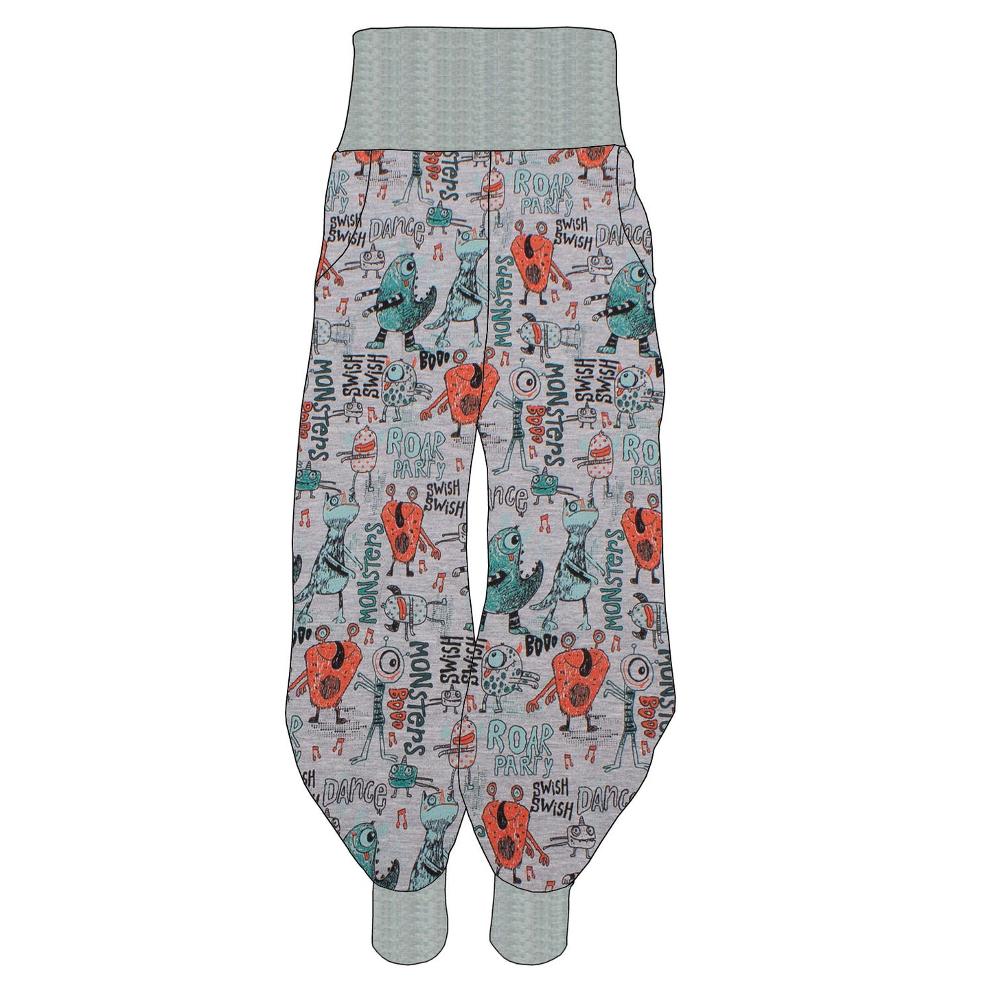 Damen Pumphose Yogahose Partymonster