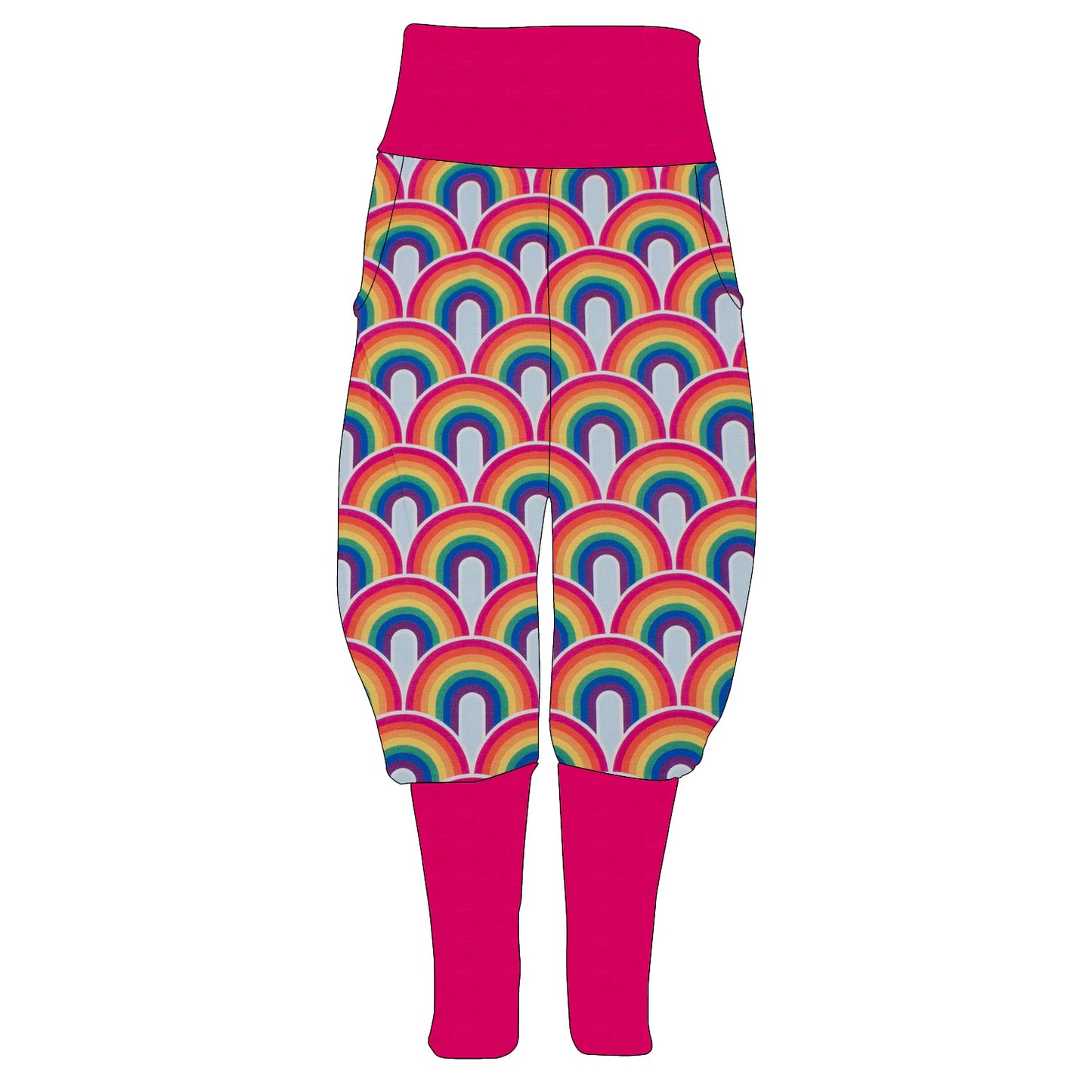 Kinder Knickerbocker Regenbogen bunt