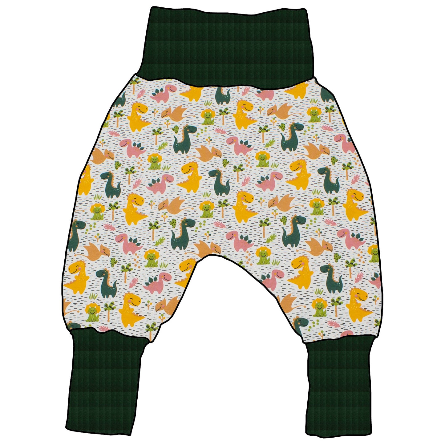 Kinder Mitwachshose Dinoland Rosa