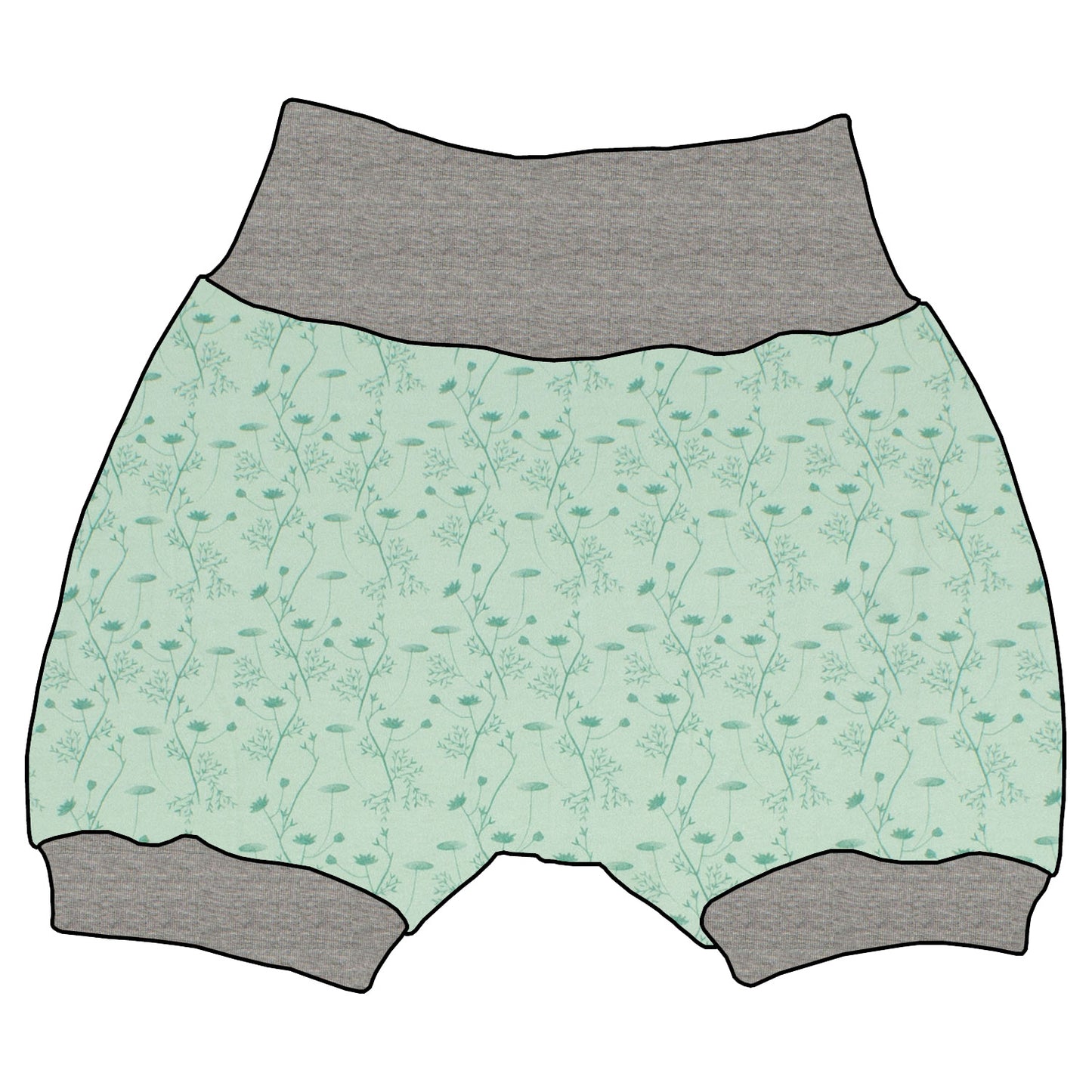 Kinder Shorts Zarte Blümchen