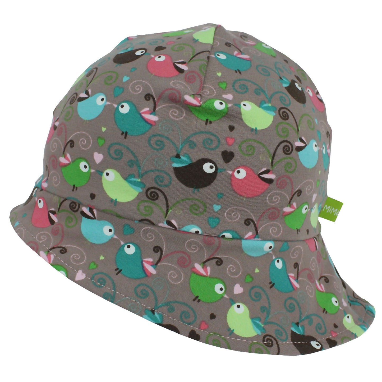 Kinder Sonnenhut / Sommerhut Bunte Vögel