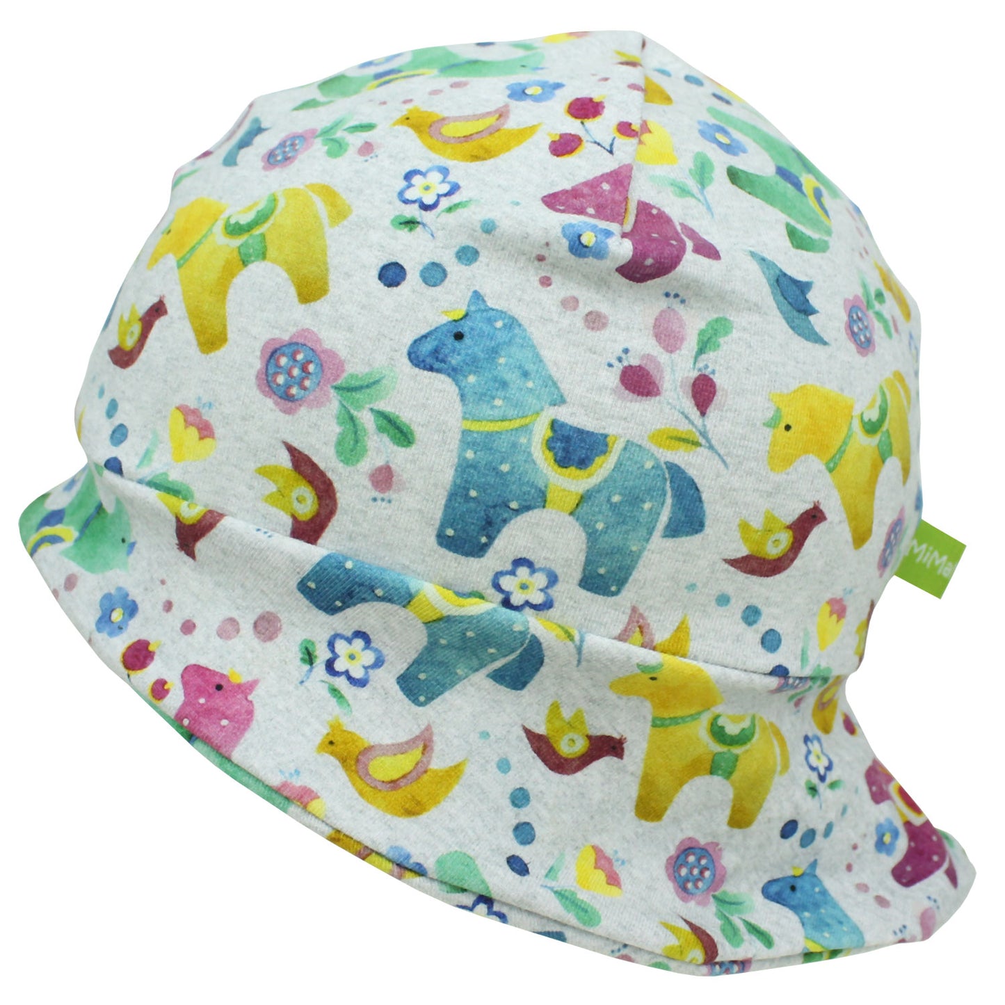 Kinder Sonnenhut / Sommerhut Bunte Pferde