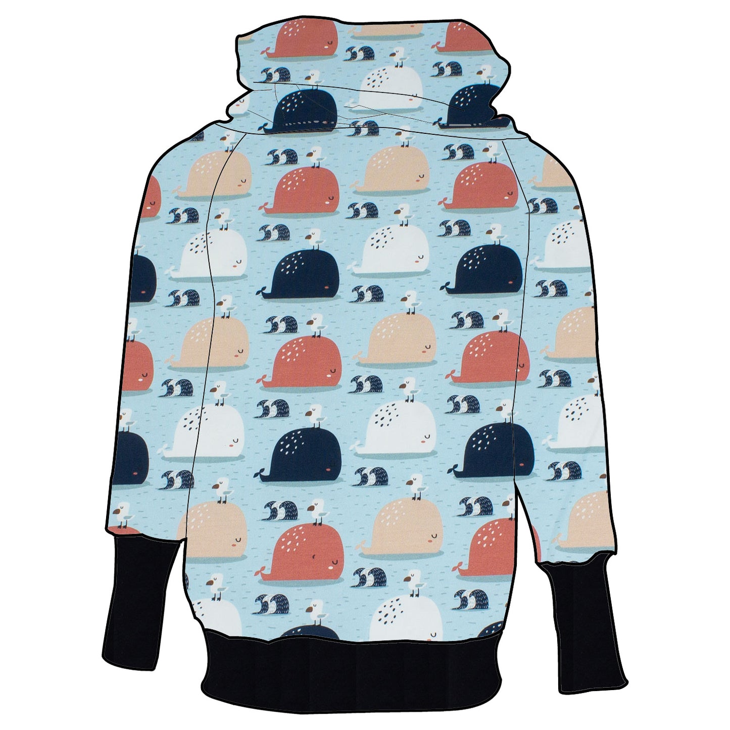 Damen Retrohoodie Walparade