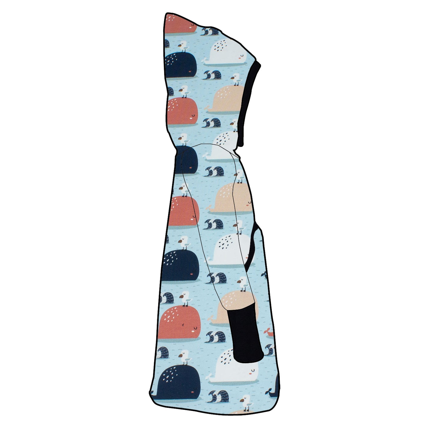 Kinder Retrokleid Hoodiekleid Walparade