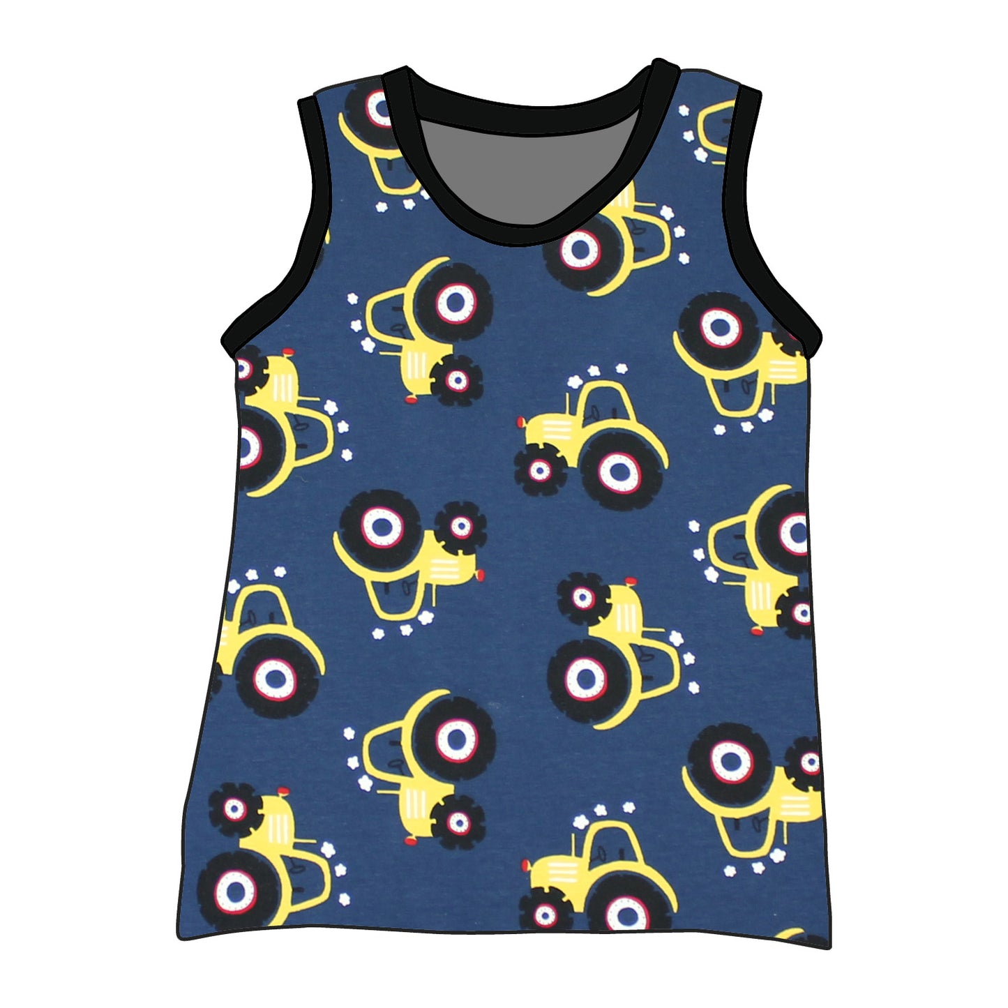 Kinder Unterhemd / Tanktop Trecker dunkelblau