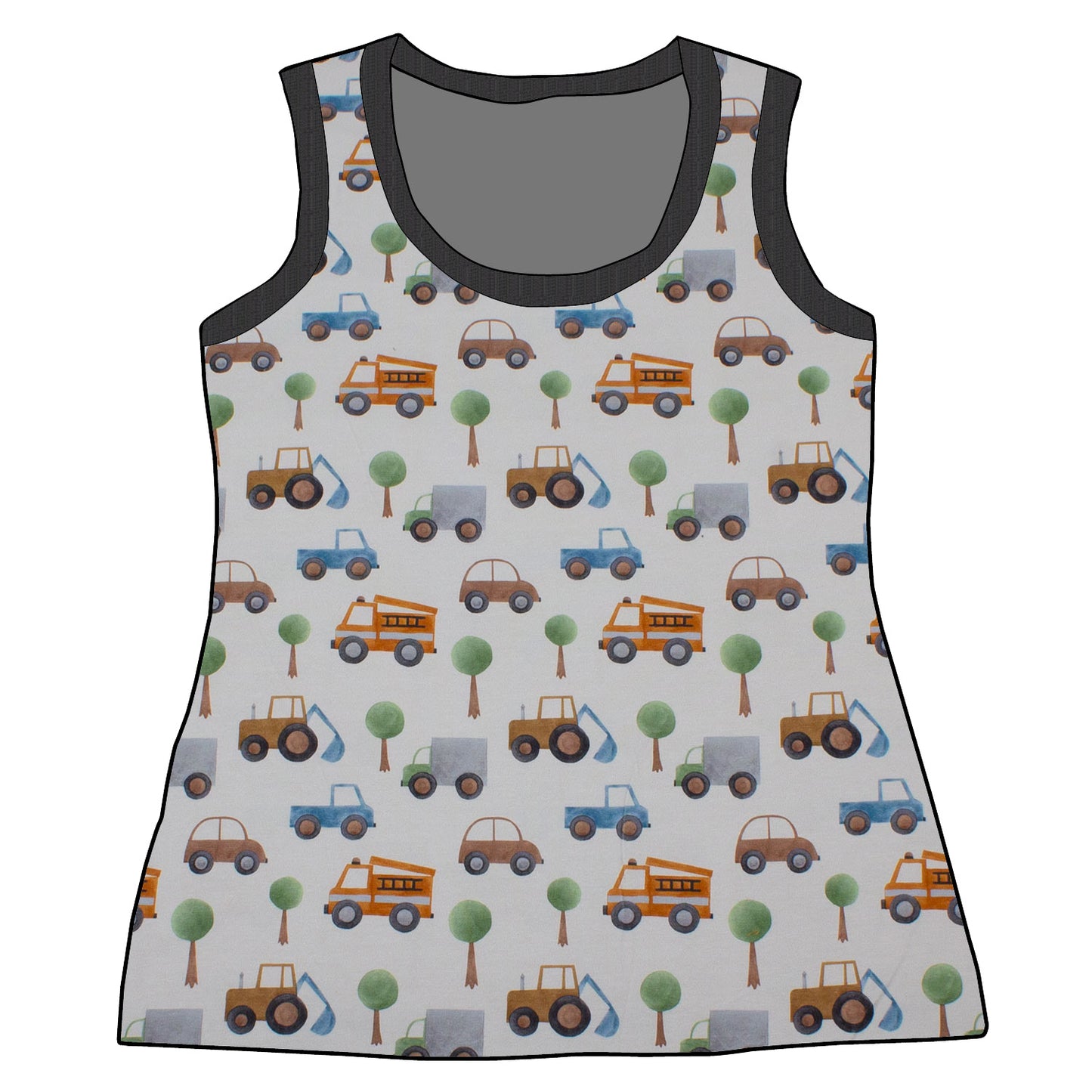 Damen Tanktop Kleiner Fuhrpark