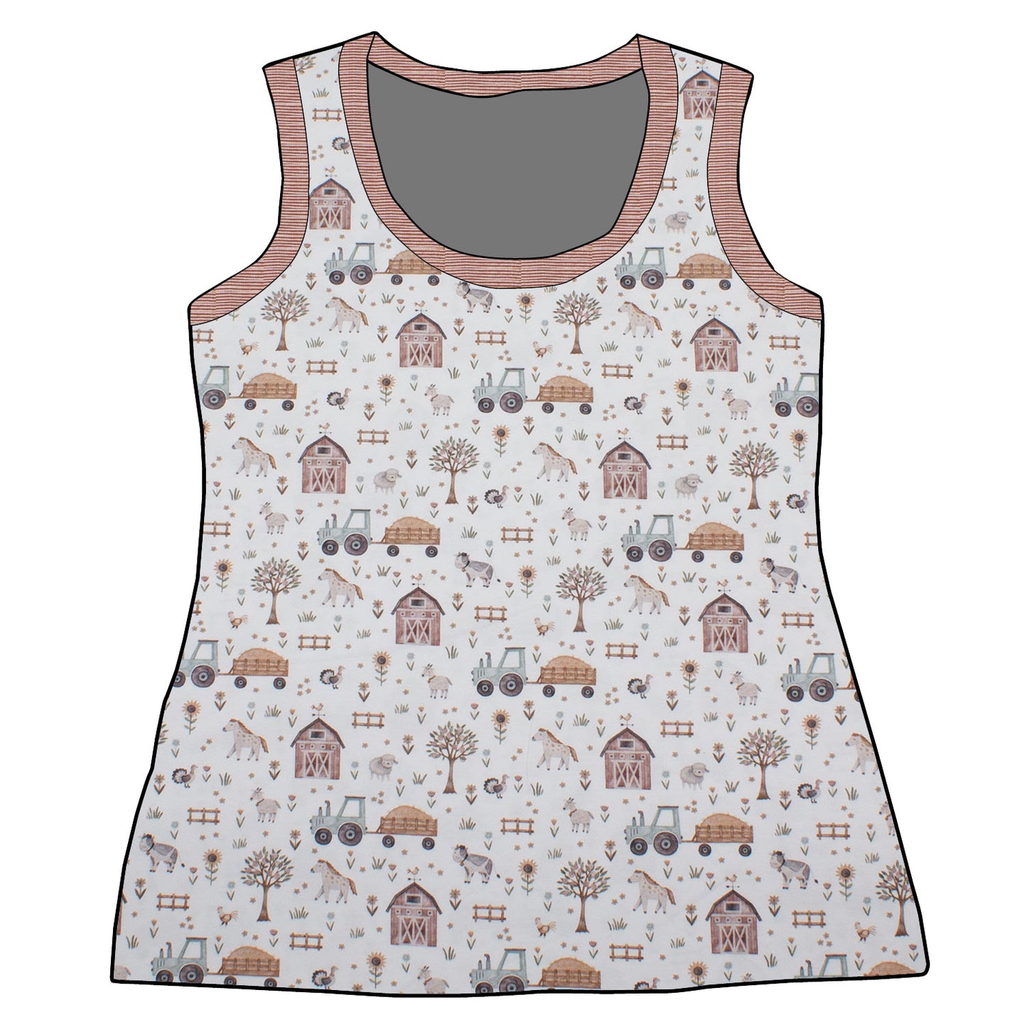 Damen Tanktop Der Bauernhof