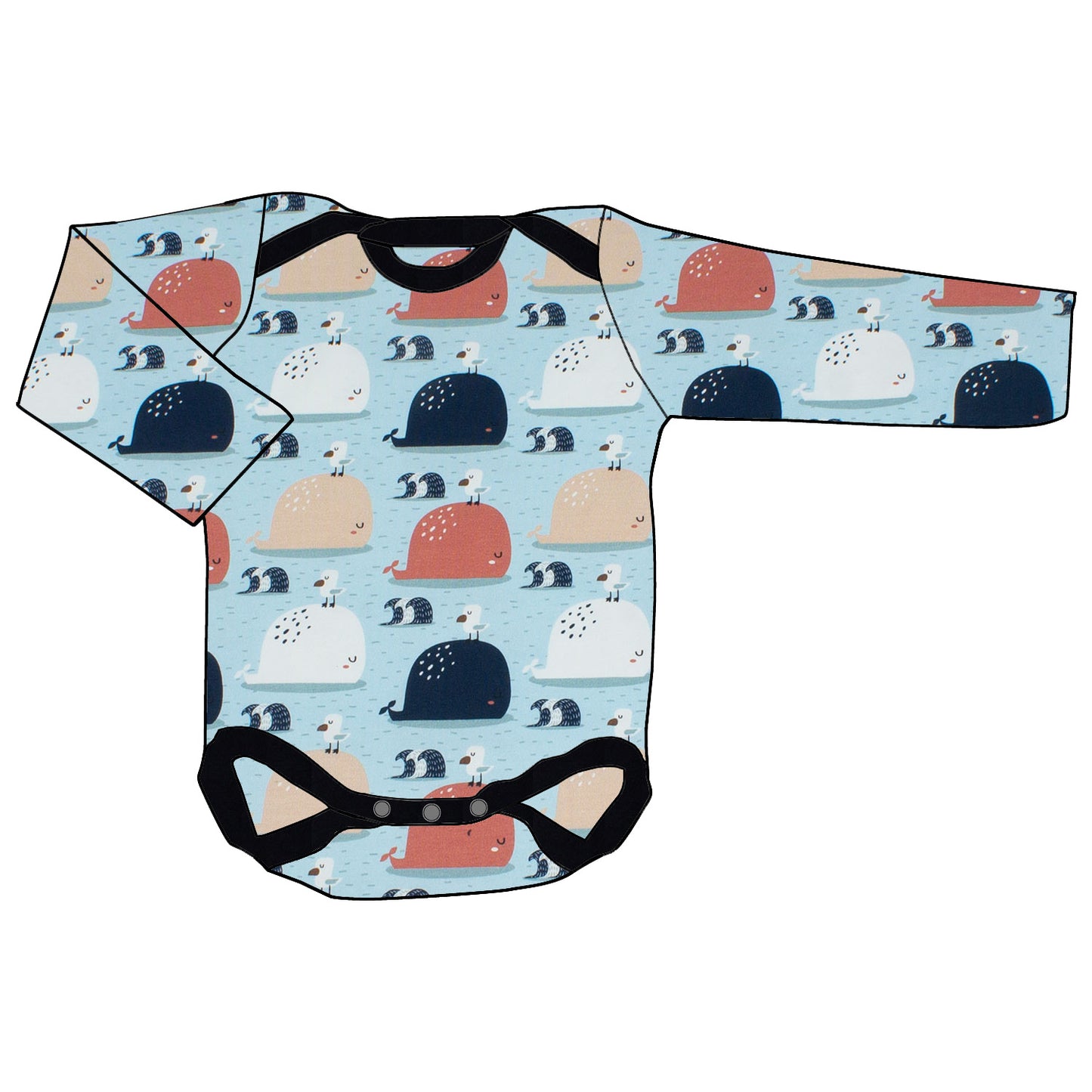 Babybody Lang- und Kurzarmbody Walparade