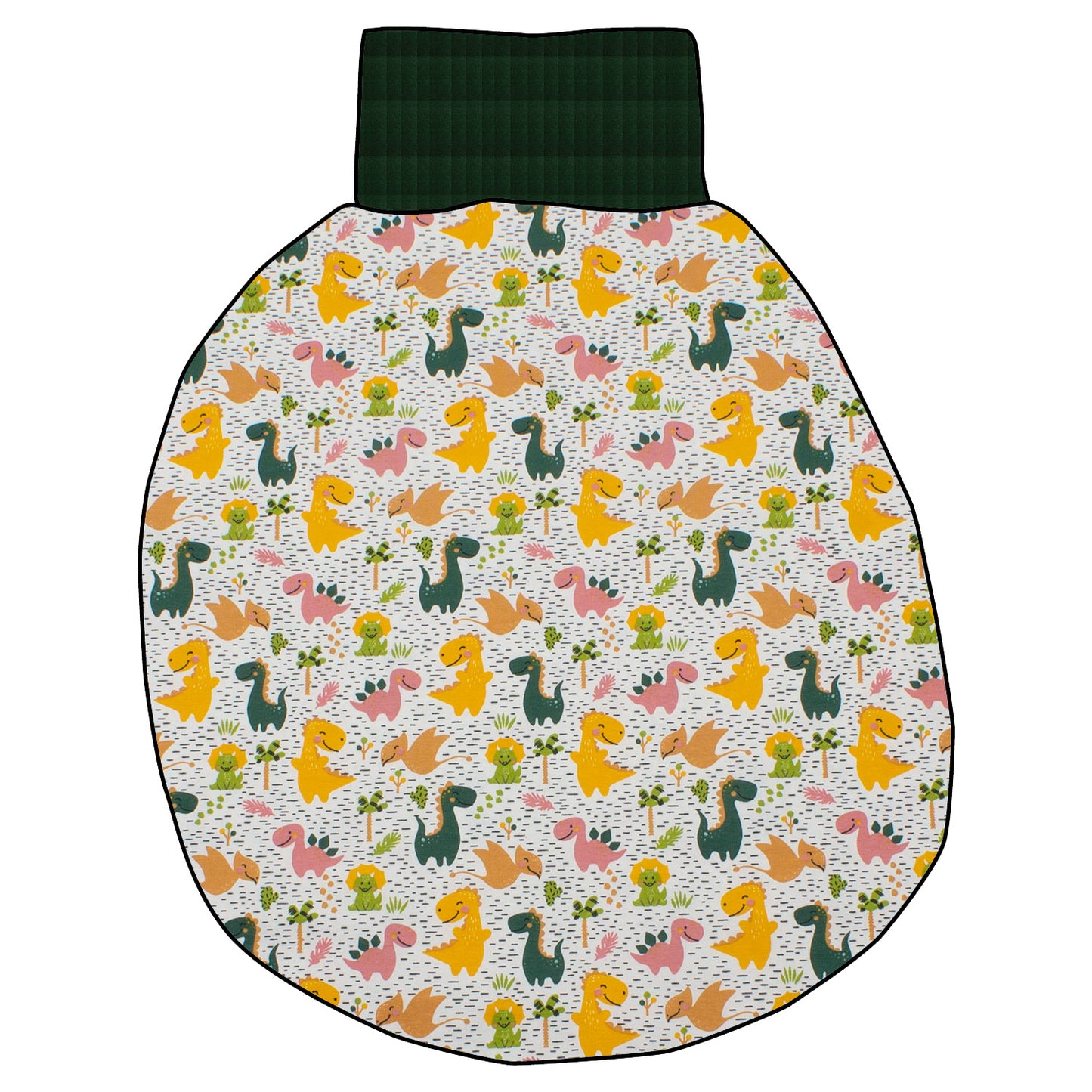 Pucksack / Strampelsack Dinoland Rosa