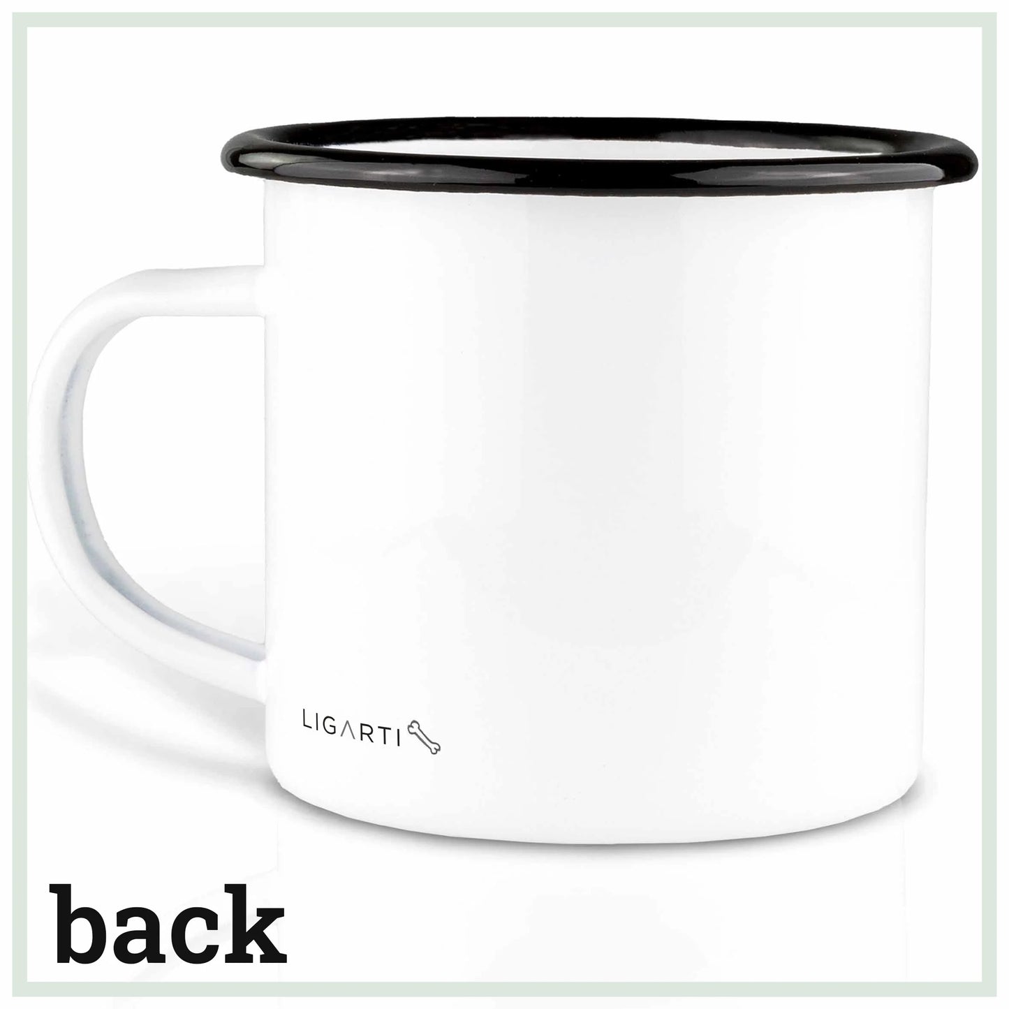 LIGARTI – Emaille Becher – Tasse – Jürgen
