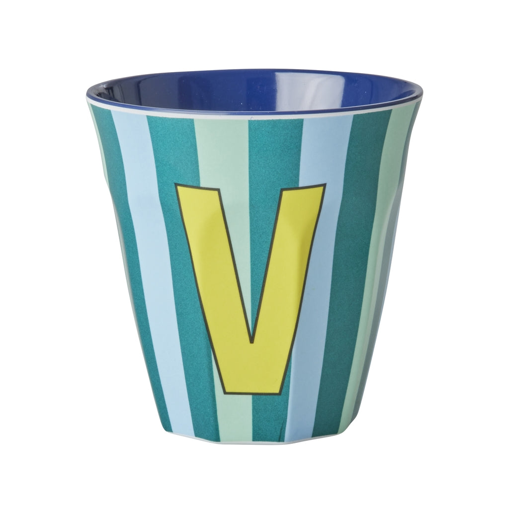 RICE - Buchstabenbecher - V -