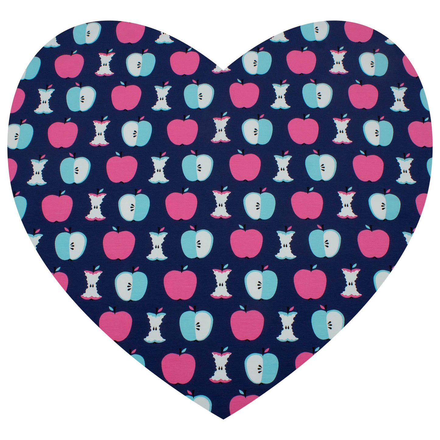 Kinder Halssocke / Miniloop Äpfel dunkelblau