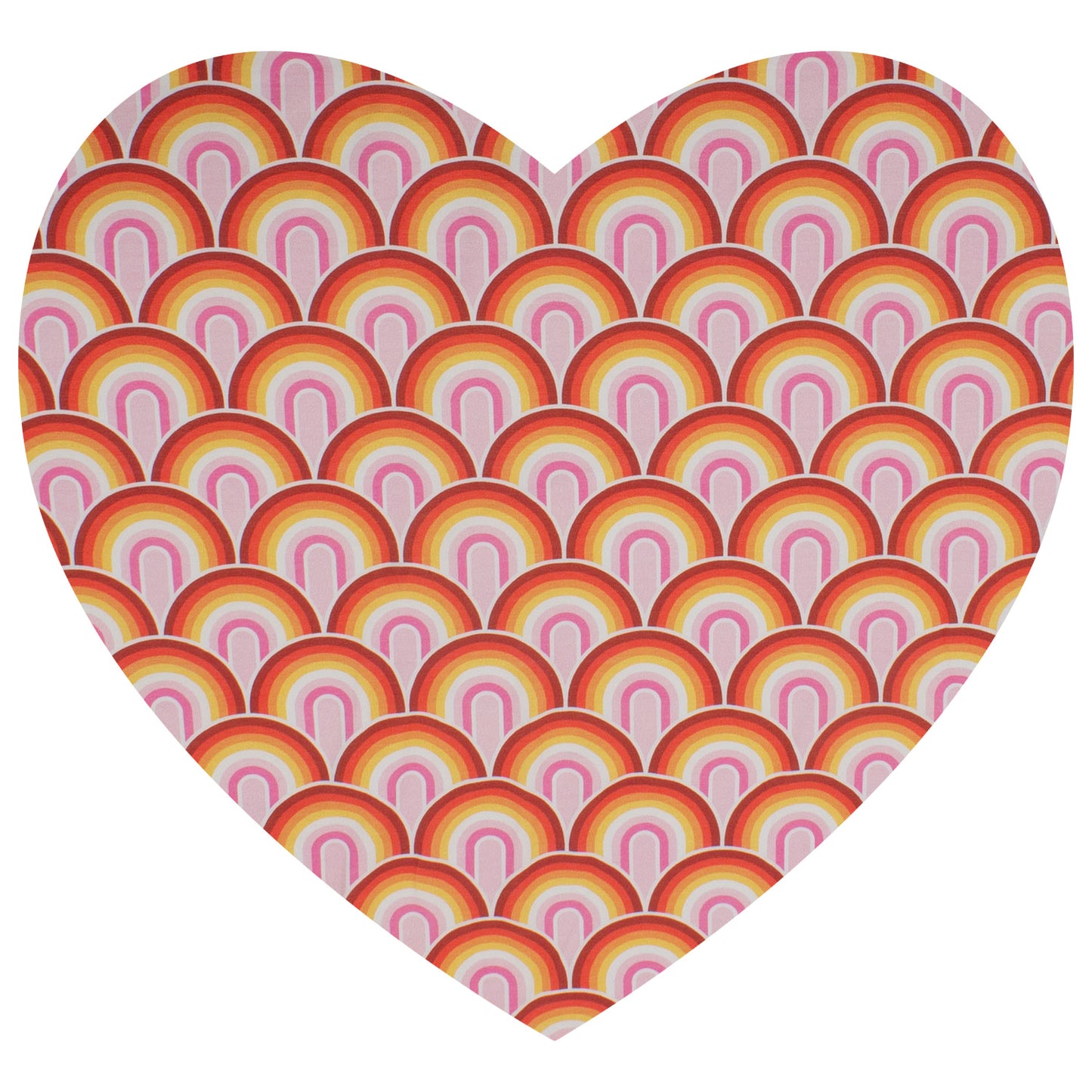 Kinder Retrohoodie Regenbogen rosa