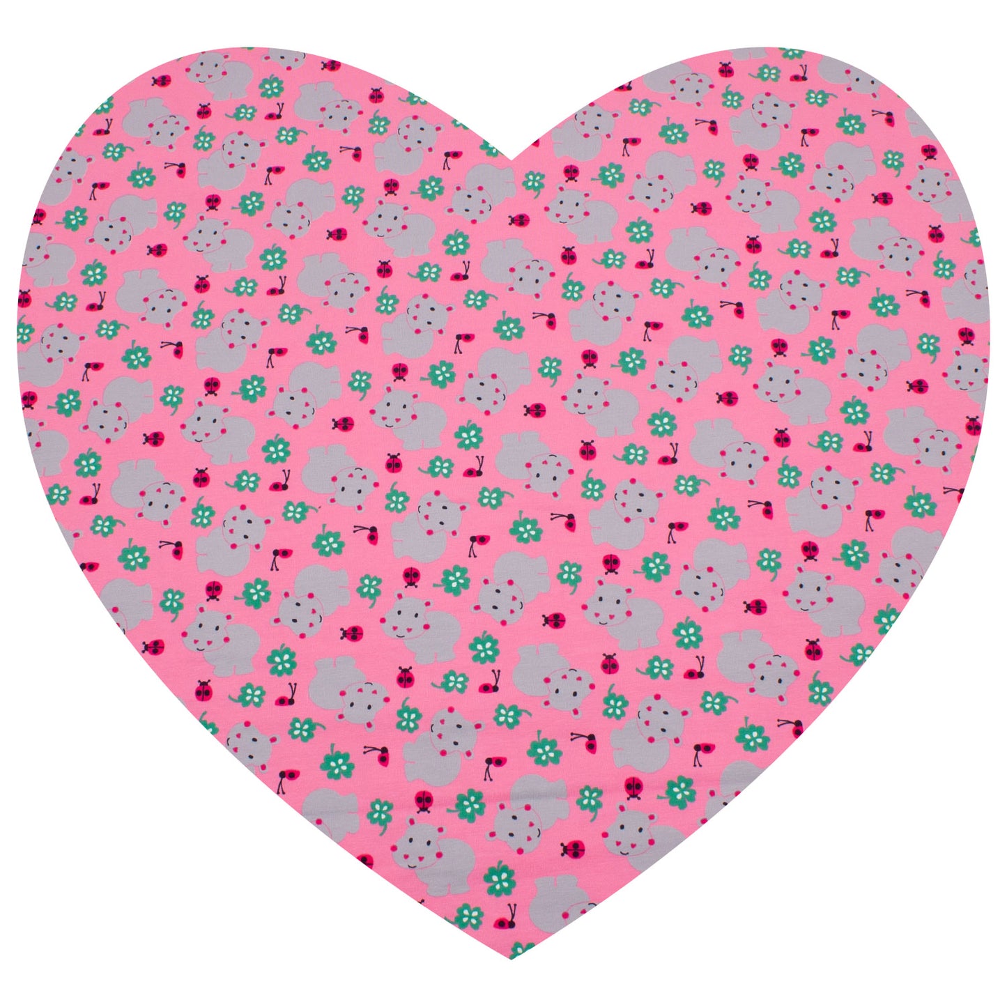 Damen Basicrock Nilpferd rosa