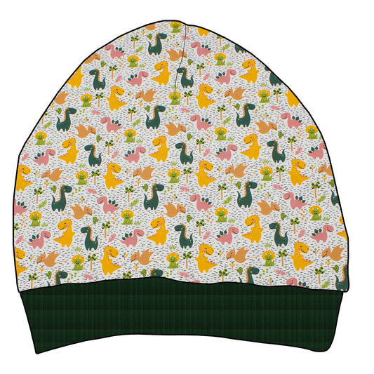 Kinder Beaniemütze Dinoland Rosa