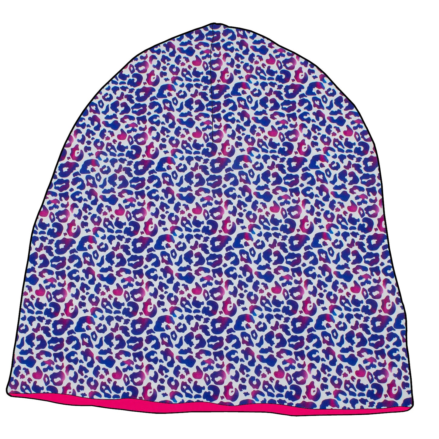Damen Winterbeaniemütze gefüttert Leo lila / pink