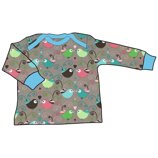 Babyshirt Bunte Vögel