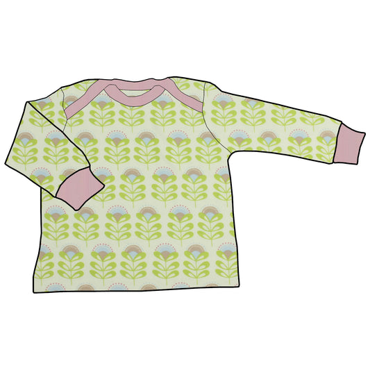 Babyshirt Kleine Blumen