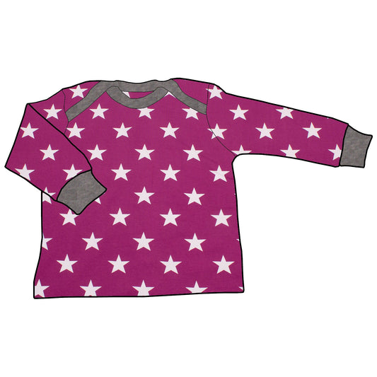 Babyshirt Sterne beere