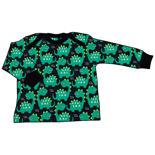 Babyshirt Grüne Dinosaurier