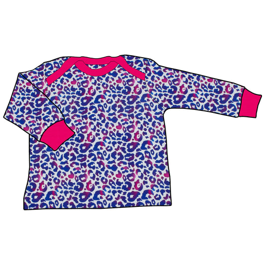 Babyshirt Leo lila / pink