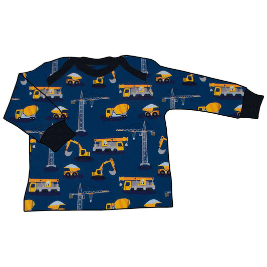 Babyshirt Bagger Kran Laster