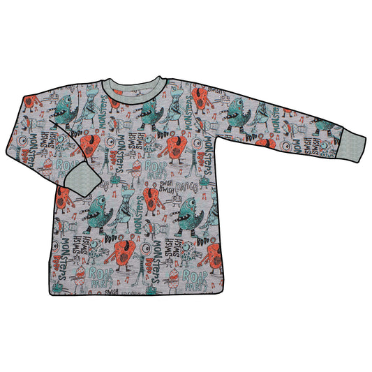 Kinder Basic Langarmshirt Partymonster