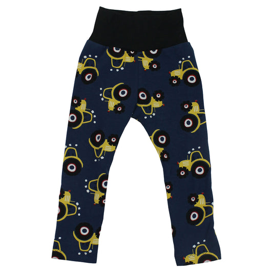 Kinder Leggings Skinny Hose Trecker dunkelblau