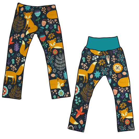 Kinder Leggings Skinny Hose Fuchs