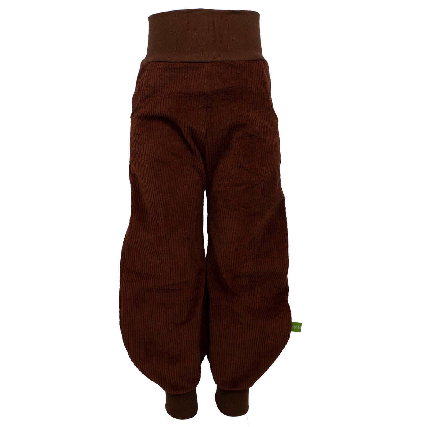 Damen Pumphose Yogahose Cord Braun