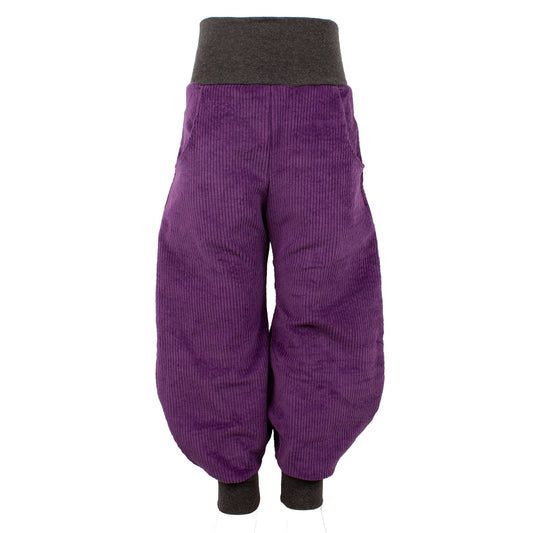 Kinder Pumphose Cord Lila