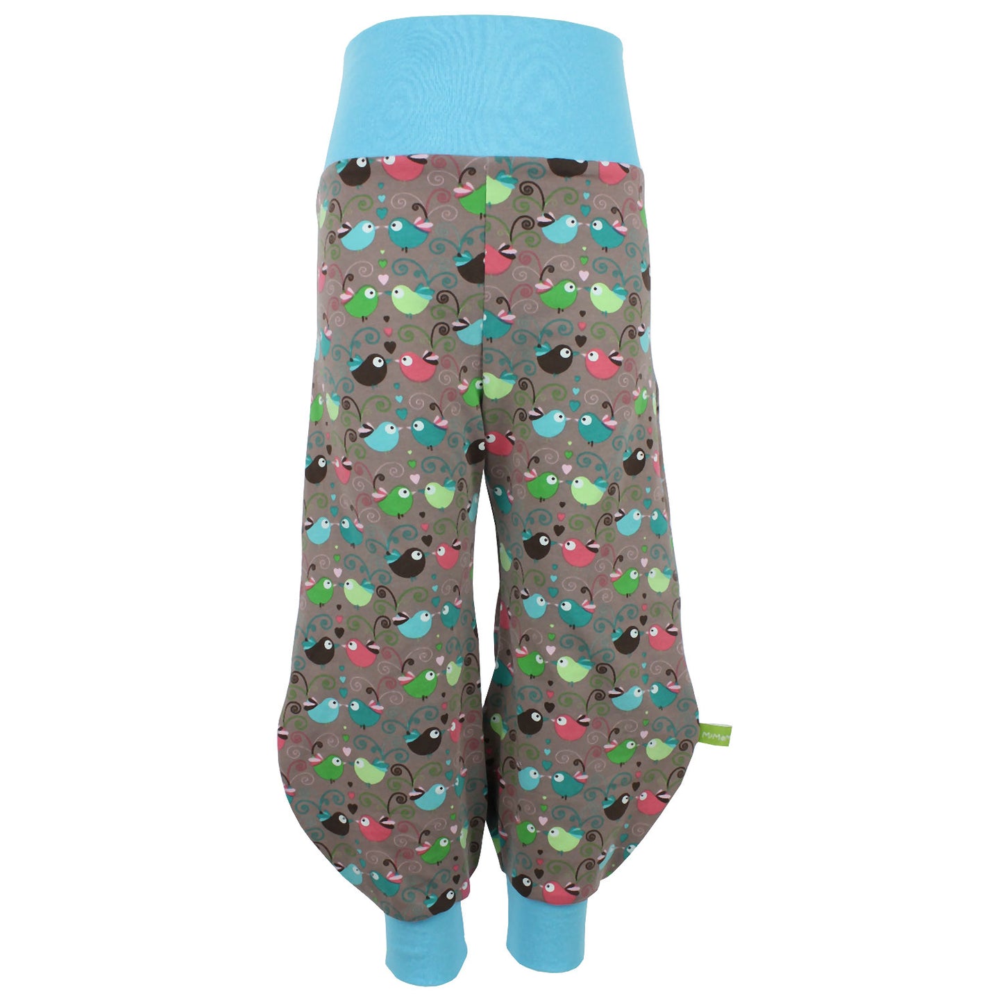 Damen Pumphose Yogahose Bunte Vögel