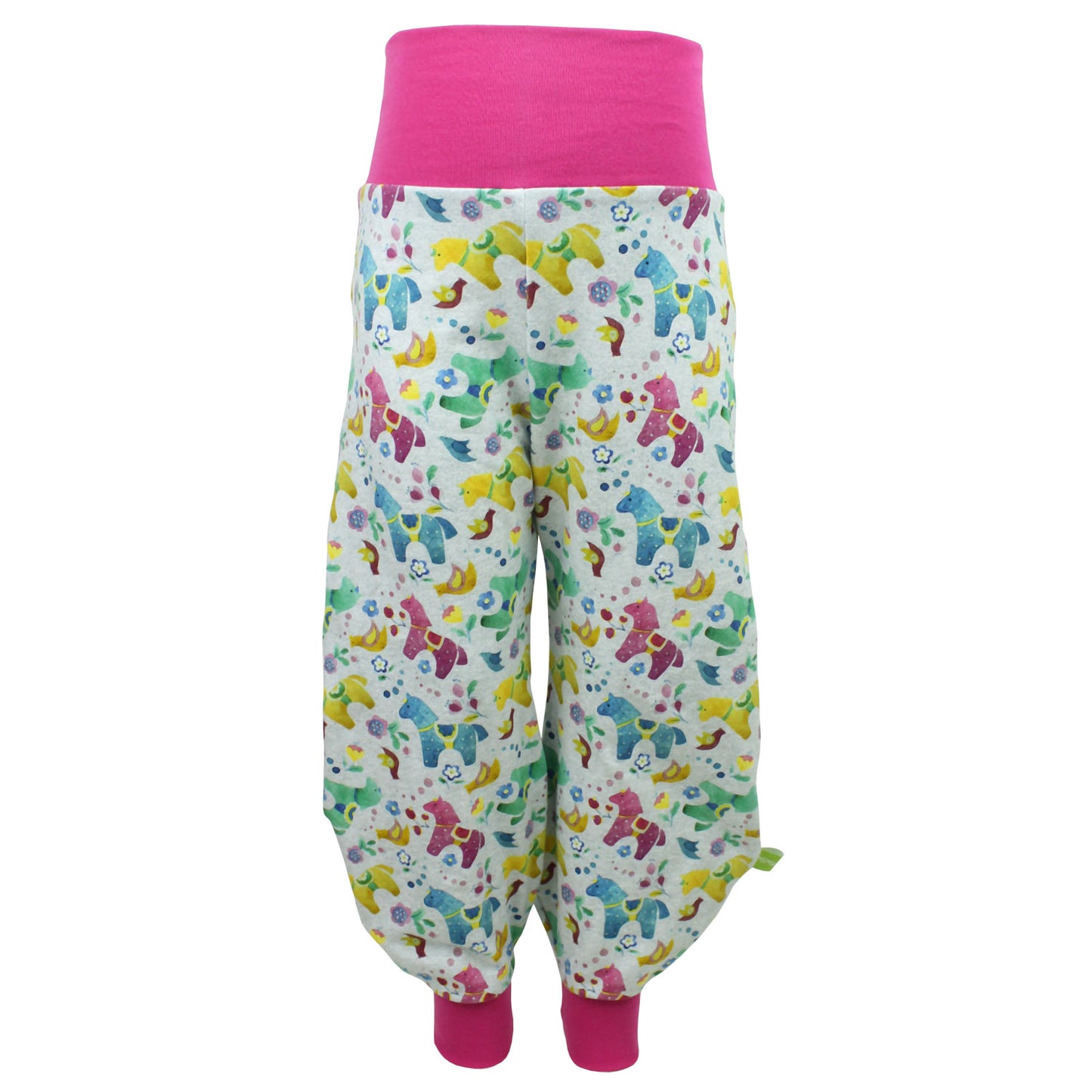 Damen Pumphose Yogahose Bunte Pferde