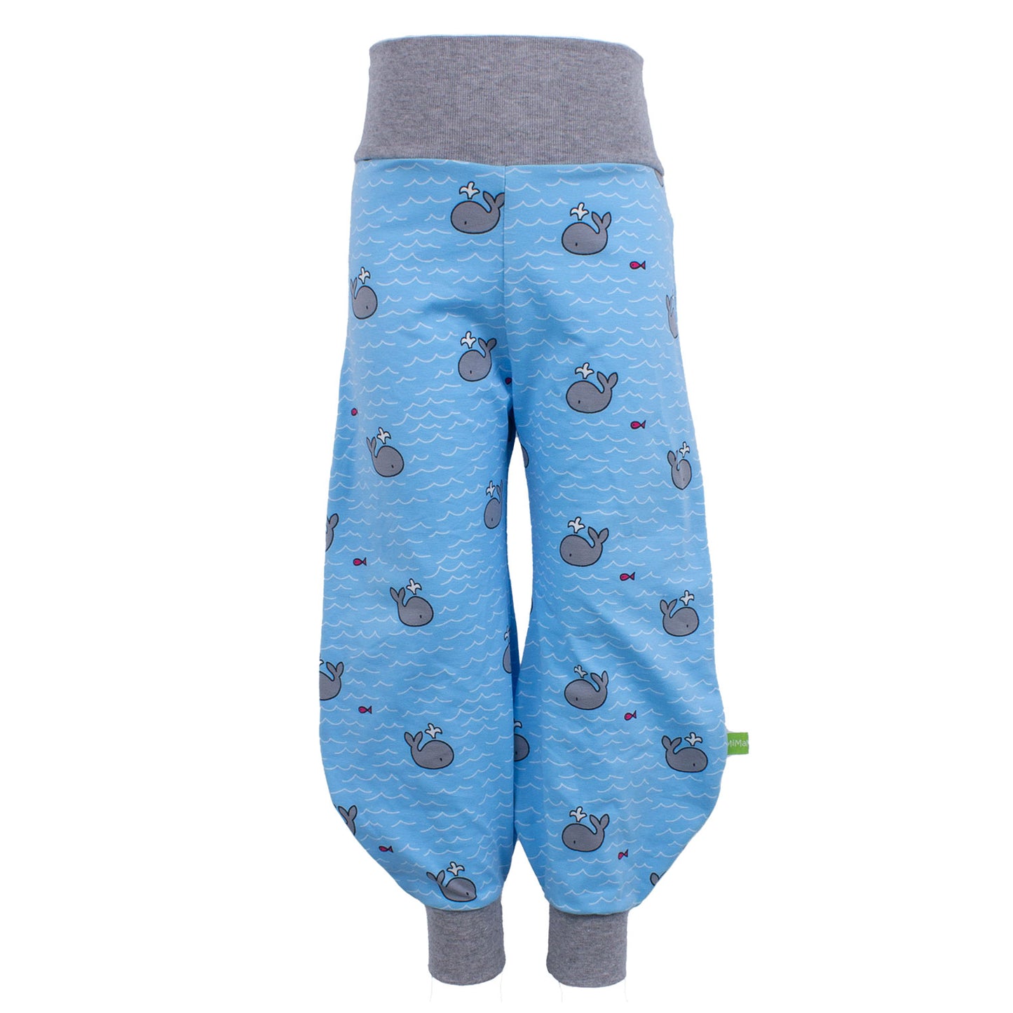 Kinder Pumphose Kleiner Wal hellblau