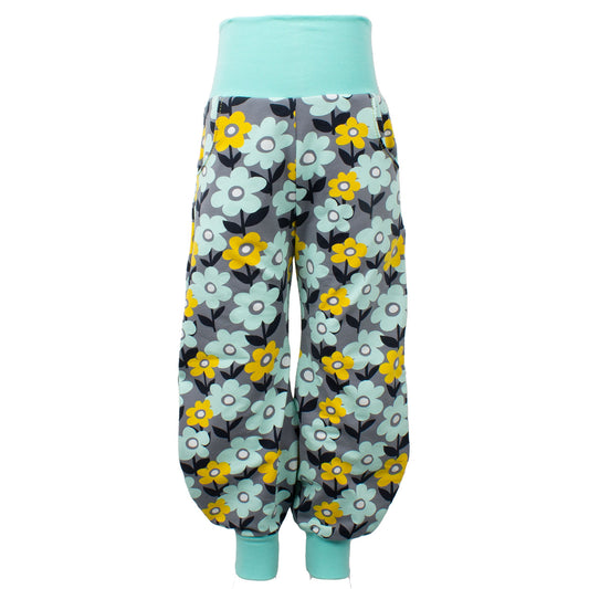 Kinder Pumphose Retro Blumenwiese