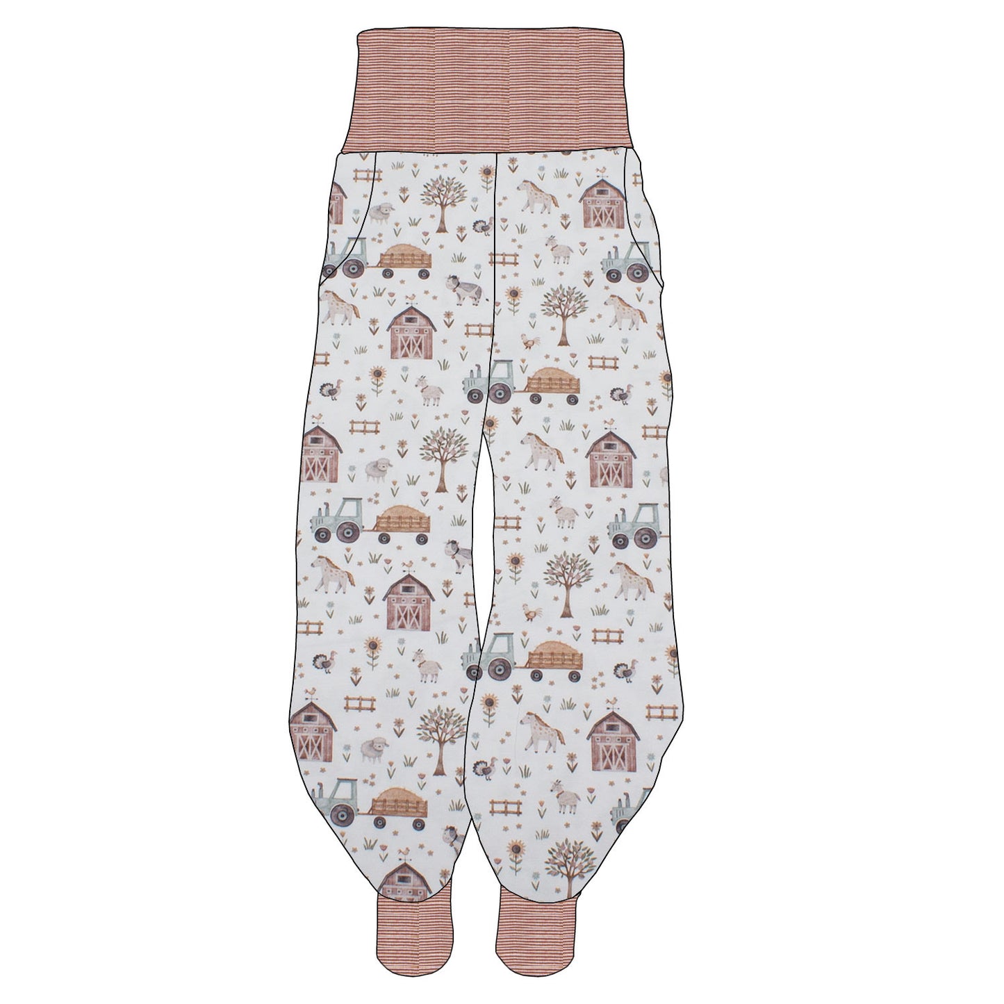 Damen Pumphose Yogahose Der Bauernhof