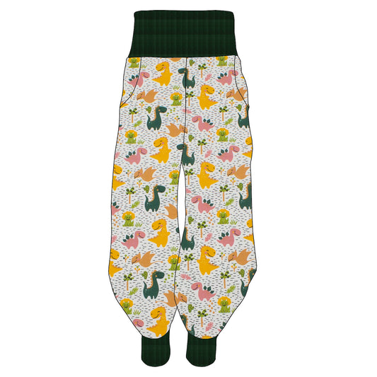 Damen Pumphose Yogahose Dinoland Rosa