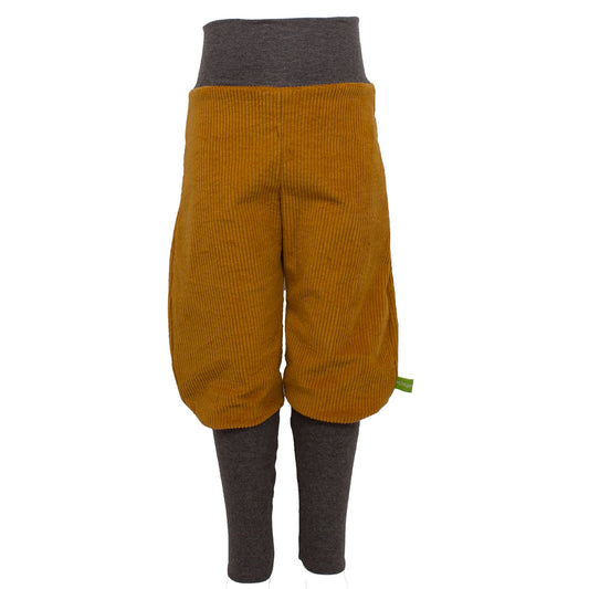 Kinder Knickerbocker Cord Senf