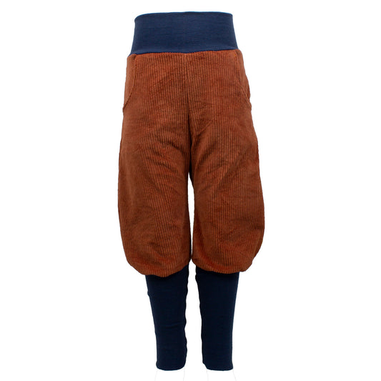 Kinder Knickerbocker Cord Rostrot