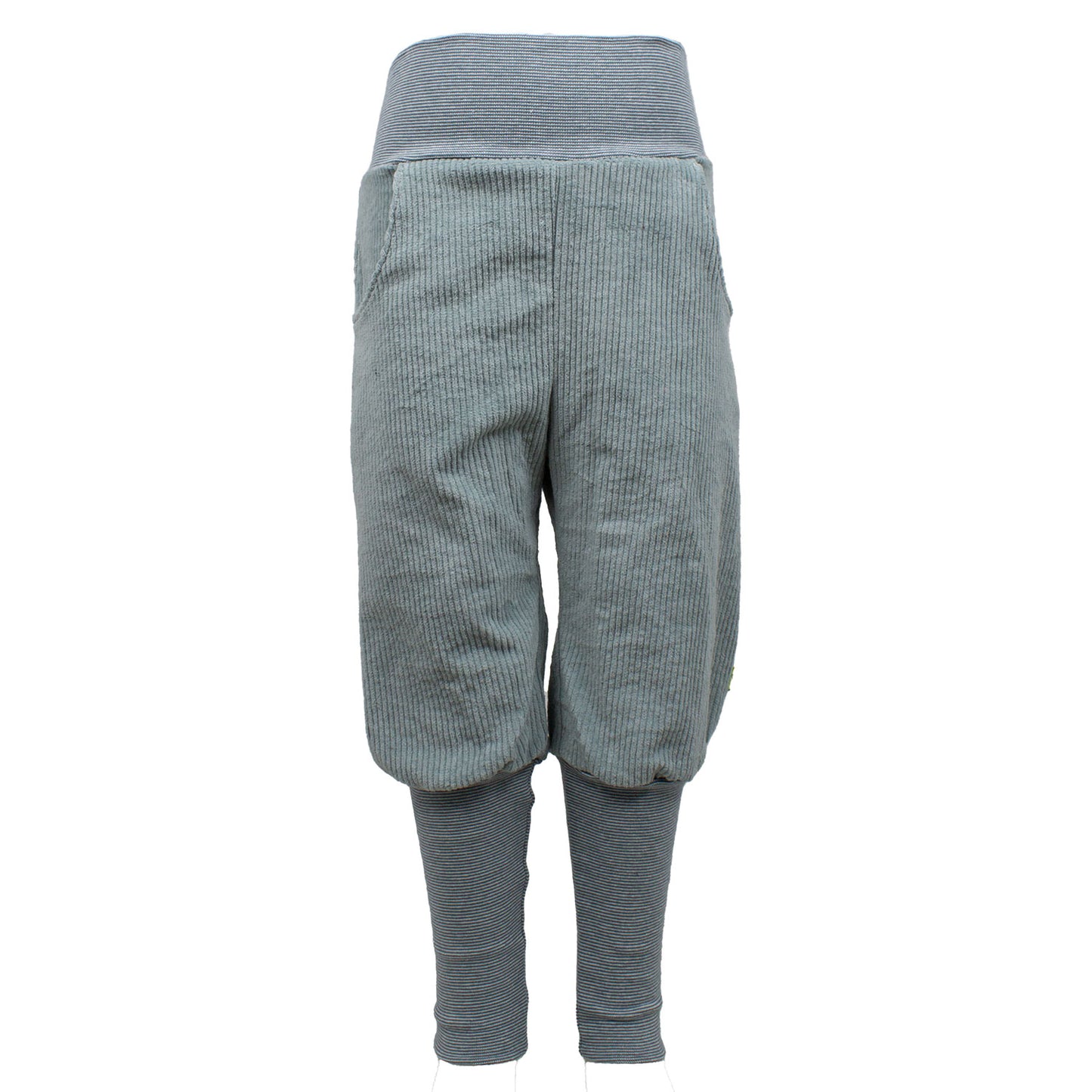 Damen Knickerbocker Cord Eisblau