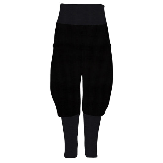 Kinder Knickerbocker Cord Schwarz