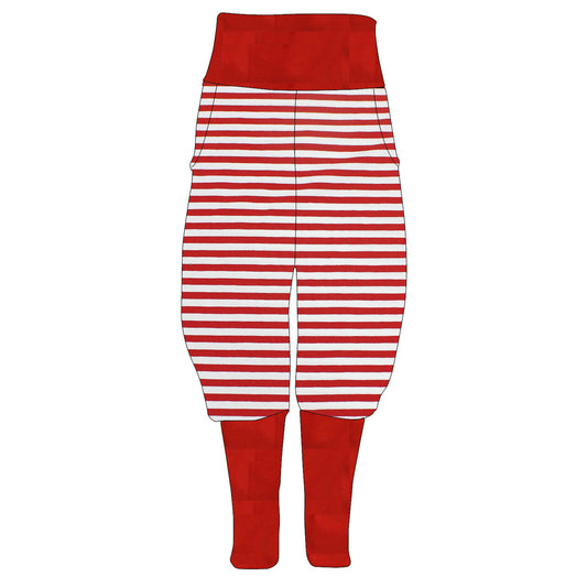Kinder Knickerbocker Rote Ringel