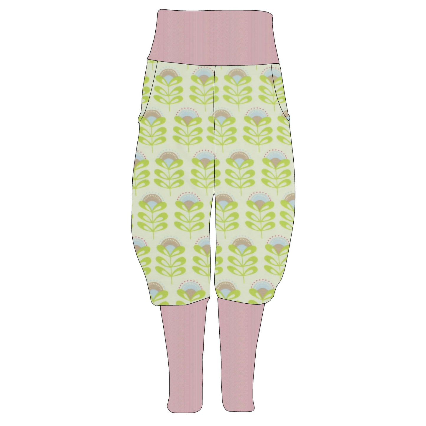 Kinder Knickerbocker Kleine Blumen