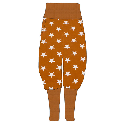 Damen Knickerbocker Sterne ocker