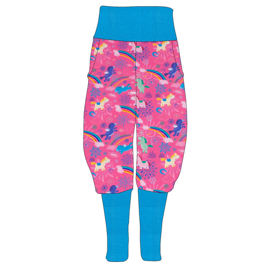 Damen Knickerbocker Regenbogen Einhörner